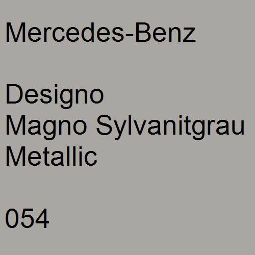 Mercedes-Benz, Designo Magno Sylvanitgrau Metallic, 054.